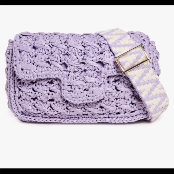 caterina bertini Bags Beautiful Caterina Bertini Lilic Purple Woven